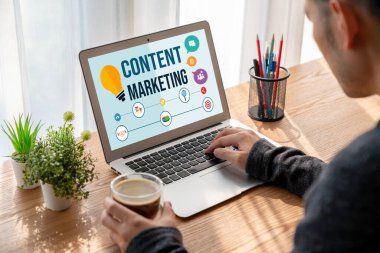 Mod çevrimiçi iş ve e-ticaret pazarlama stratejisi için içerik pazarlaması