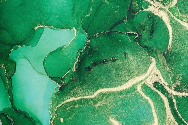 Mermer mürekkep soyut sanatının orijinal resmi. Örnek bir orjinal tablodan yüksek çözünürlüklü fotoğraf. Karargah kağıt dokusuna pürüzsüz mermer desen oluşturmak için soyut resim yapıldı.