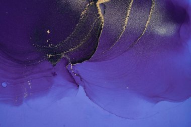 Mermer mürekkep soyut sanatının orijinal resmi. Örnek bir orjinal tablodan yüksek çözünürlüklü fotoğraf. Karargah kağıt dokusuna pürüzsüz mermer desen oluşturmak için soyut resim yapıldı.