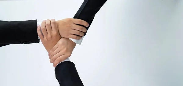 Kantoormedewerker Team Stapelen Hand Hand Symboliseren Succesvolle Groep Van Business — Stockfoto