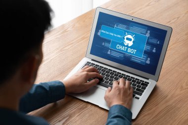 Müşteri sorularına otomatik olarak cevap veren mod çevrimiçi iş için Chatbot yazılım uygulaması