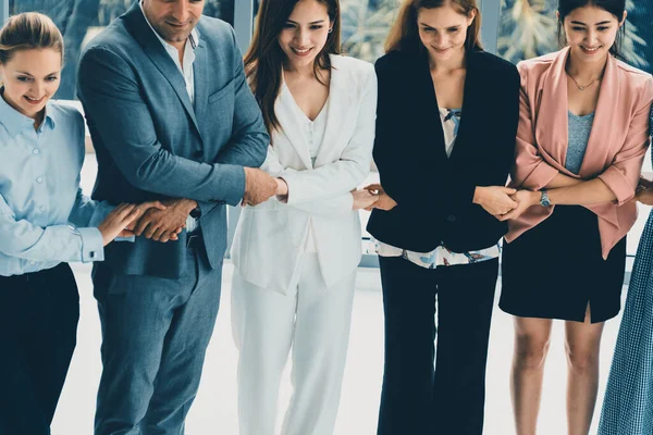 Business People Holding Hands Together Showing Partnership Collaboration Trust Teamwork — Stock Photo, Image
