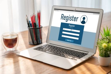 İnternet sitesinde mod form doldurmak için çevrimiçi kayıt formu