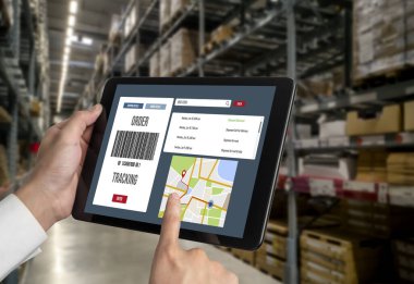 Ürün nakliyesi ve teslimatı için e-ticaret ve mod çevrimiçi iş izleme sistemi