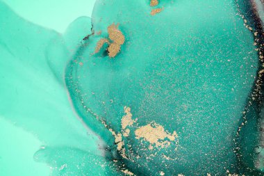 Mermer mürekkep soyut sanatının orijinal resmi. Örnek bir orjinal tablodan yüksek çözünürlüklü fotoğraf. Karargah kağıt dokusuna pürüzsüz mermer desen oluşturmak için soyut resim yapıldı.