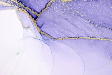 Mermer mürekkep soyut sanatının orijinal resmi. Örnek bir orjinal tablodan yüksek çözünürlüklü fotoğraf. Karargah kağıt dokusuna pürüzsüz mermer desen oluşturmak için soyut resim yapıldı.