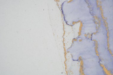 Mermer mürekkep soyut sanatının orijinal resmi. Örnek bir orjinal tablodan yüksek çözünürlüklü fotoğraf. Karargah kağıt dokusuna pürüzsüz mermer desen oluşturmak için soyut resim yapıldı.