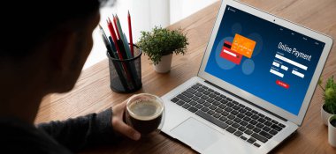 İnternet üzerinden modem para transferi için çevrimiçi ödeme platformu