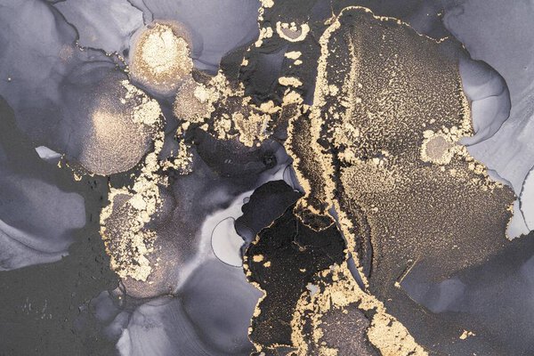 Original artwork photo of marble ink abstract art. High resolution photograph from exemplary original painting. Abstract painting was painted on HQ paper texture to create smooth marbling pattern.