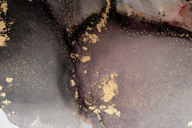 Mermer mürekkep soyut sanatının orijinal resmi. Örnek bir orjinal tablodan yüksek çözünürlüklü fotoğraf. Karargah kağıt dokusuna pürüzsüz mermer desen oluşturmak için soyut resim yapıldı.