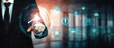 Uluslararası standartları karşılamak için iş kalitesi politika planlaması için uyum kuralı kanunu ve düzenleme grafik arayüzü. uds