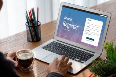 İnternet sitesinde mod form doldurmak için çevrimiçi kayıt formu