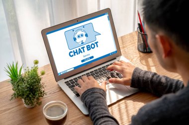 Müşteri sorularına otomatik olarak cevap veren mod çevrimiçi iş için Chatbot yazılım uygulaması