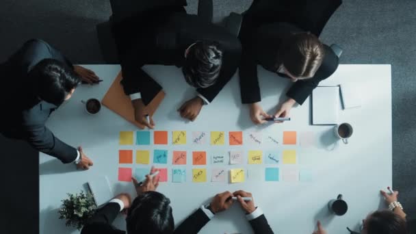 Smart Coopérer Les Gens Affaires Écriture Remue Méninges Idée Entreprise — Video