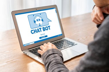 Müşteri sorularına otomatik olarak cevap veren mod çevrimiçi iş için Chatbot yazılım uygulaması