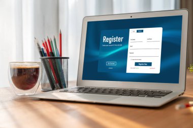 İnternet sitesinde mod form doldurmak için çevrimiçi kayıt formu