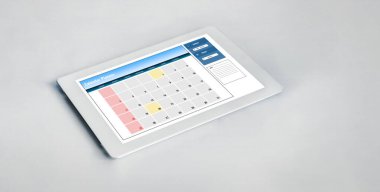 Kişisel düzenleyici ve çevrimiçi iş için mod zamanlama planlaması için bilgisayar yazılım uygulaması takvimiName