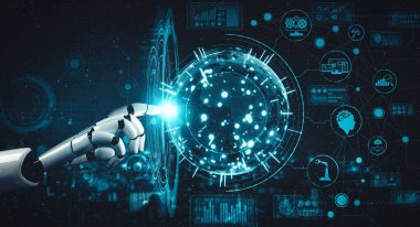 XAI 3D, yaşayan insanların geleceği için robot ve cyborg gelişimi için yapay zeka yapay zeka araştırması yapıyor. Bilgisayar beyni için dijital veri madenciliği ve makine öğrenme teknolojisi tasarımı.