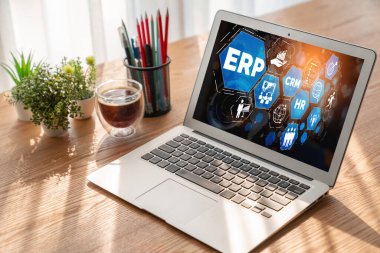 Pazarlama stratejisini planlamak için modern iş için ERP girişimi kaynak planlama yazılımı