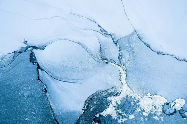 Mermer mürekkep soyut sanatının orijinal resmi. Örnek bir orjinal tablodan yüksek çözünürlüklü fotoğraf. Karargah kağıt dokusuna pürüzsüz mermer desen oluşturmak için soyut resim yapıldı.