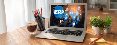 Pazarlama stratejisini planlamak için modern iş için ERP girişimi kaynak planlama yazılımı