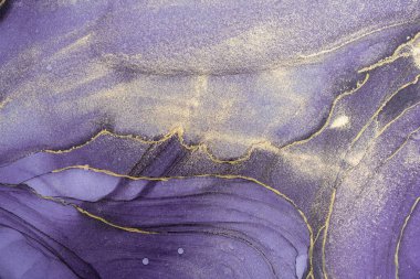 Mermer mürekkep soyut sanatının orijinal resmi. Örnek bir orjinal tablodan yüksek çözünürlüklü fotoğraf. Karargah kağıt dokusuna pürüzsüz mermer desen oluşturmak için soyut resim yapıldı.