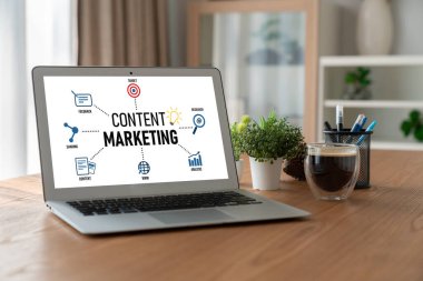 Mod çevrimiçi iş ve e-ticaret pazarlama stratejisi için içerik pazarlaması