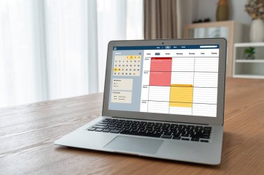 İnternet sitesindeki modish regrition için çevrimiçi aplikasyon rezervasyon takvimi