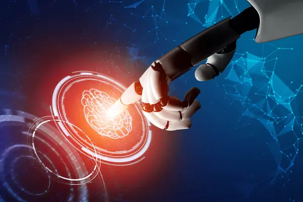 Xai Representación Desarrollo Tecnología Robótica Futurista Inteligencia Artificial Concepto Aprendizaje — Foto de Stock