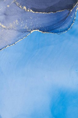 Mermer mürekkep soyut sanatının orijinal resmi. Örnek bir orjinal tablodan yüksek çözünürlüklü fotoğraf. Karargah kağıt dokusuna pürüzsüz mermer desen oluşturmak için soyut resim yapıldı.