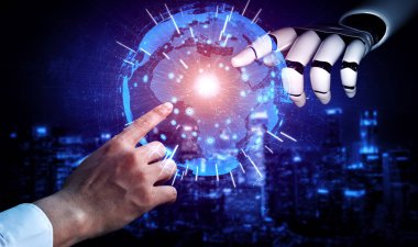 XAI 3D, yaşayan insanların geleceği için robot ve cyborg gelişimi üzerine yapay zeka araştırması yapıyor. Bilgisayar beyni için dijital veri madenciliği ve makine öğrenme teknolojisi tasarımı.