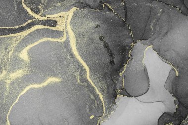 Mermer mürekkep soyut sanatının orijinal resmi. Örnek bir orjinal tablodan yüksek çözünürlüklü fotoğraf. Karargah kağıt dokusuna pürüzsüz mermer desen oluşturmak için soyut resim yapıldı.