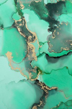 Mermer mürekkep soyut sanatının orijinal resmi. Örnek bir orjinal tablodan yüksek çözünürlüklü fotoğraf. Karargah kağıt dokusuna pürüzsüz mermer desen oluşturmak için soyut resim yapıldı.