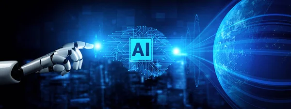 Xai Rendering Artificial Intelligence Research Robot Cyborg Development Future People — Stock Photo, Image