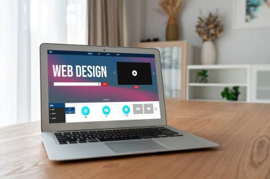 Web sitesi tasarım yazılımı çevrimiçi perakende ticaret ve e-ticaret için model şablonu sağlar