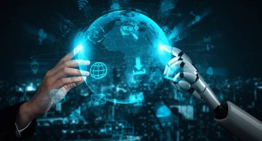 XAI 3D, yaşayan insanların geleceği için robot ve cyborg gelişimi üzerine yapay zeka araştırması yapıyor. Bilgisayar beyni için dijital veri madenciliği ve makine öğrenme teknolojisi tasarımı.