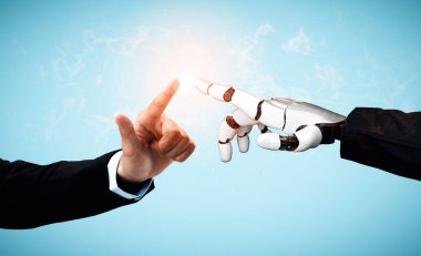 XAI 3D, yaşayan insanların geleceği için robot ve cyborg gelişimi üzerine yapay zeka araştırması yapıyor. Bilgisayar beyni için dijital veri madenciliği ve makine öğrenme teknolojisi tasarımı.