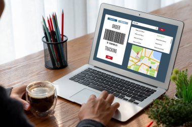 Ürün nakliyesi ve teslimatı için e-ticaret ve mod çevrimiçi iş izleme sistemi