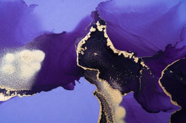 Mermer mürekkep soyut sanatının orijinal resmi. Örnek bir orjinal tablodan yüksek çözünürlüklü fotoğraf. Karargah kağıt dokusuna pürüzsüz mermer desen oluşturmak için soyut resim yapıldı.