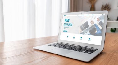 Web sitesi tasarım yazılımı çevrimiçi perakende ticaret ve e-ticaret için model şablonu sağlar