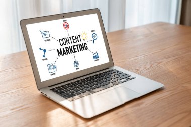 Mod çevrimiçi iş ve e-ticaret pazarlama stratejisi için içerik pazarlaması