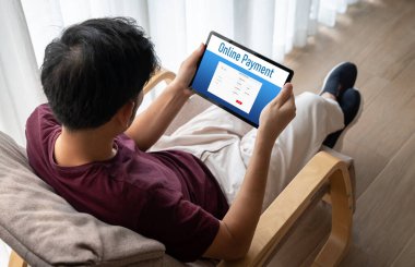 İnternet üzerinden modem para transferi için çevrimiçi ödeme platformu