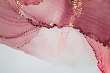 Mermer mürekkep soyut sanatının orijinal resmi. Örnek bir orjinal tablodan yüksek çözünürlüklü fotoğraf. Karargah kağıt dokusuna pürüzsüz mermer desen oluşturmak için soyut resim yapıldı.