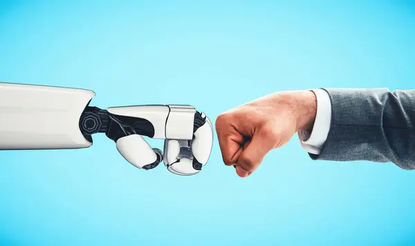 Xai Απόδοση Τεχνητή Νοημοσύνη Έρευνα Των Ρομπότ Ανδροειδές Και Cyborg — Φωτογραφία Αρχείου