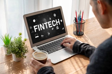 Pazarlama stratejisini analiz etmek için kullanılan Fintech finansal teknoloji yazılımı