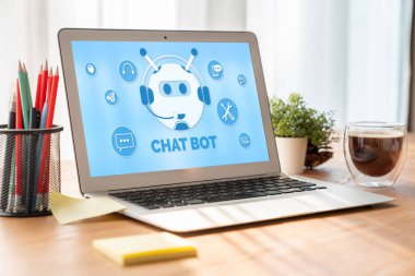 Müşteri sorularına otomatik olarak cevap veren mod çevrimiçi iş için Chatbot yazılım uygulaması