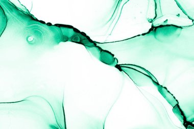 Mermer mürekkep soyut sanatının orijinal resmi. Örnek bir orjinal tablodan yüksek çözünürlüklü fotoğraf. Karargah kağıt dokusuna pürüzsüz mermer desen oluşturmak için soyut resim yapıldı.