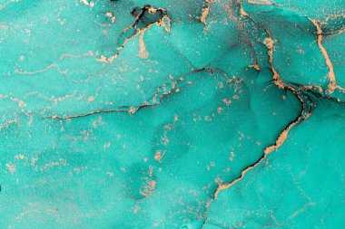 Mermer mürekkep soyut sanatının orijinal resmi. Örnek bir orjinal tablodan yüksek çözünürlüklü fotoğraf. Karargah kağıt dokusuna pürüzsüz mermer desen oluşturmak için soyut resim yapıldı.