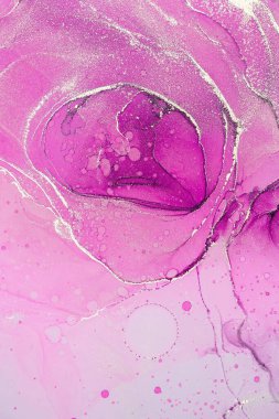 Mermer mürekkep soyut sanatının orijinal resmi. Örnek bir orjinal tablodan yüksek çözünürlüklü fotoğraf. Karargah kağıt dokusuna pürüzsüz mermer desen oluşturmak için soyut resim yapıldı.