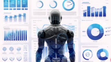LISP ile geleceğin robot mühendisliği yapay zeka çözümleri. Robot otomasyonu pazarlama, LLM teknik analizi ve siber iletişim için stratejik bir algoritma. 3D illüstrasyon Yapay Zeka